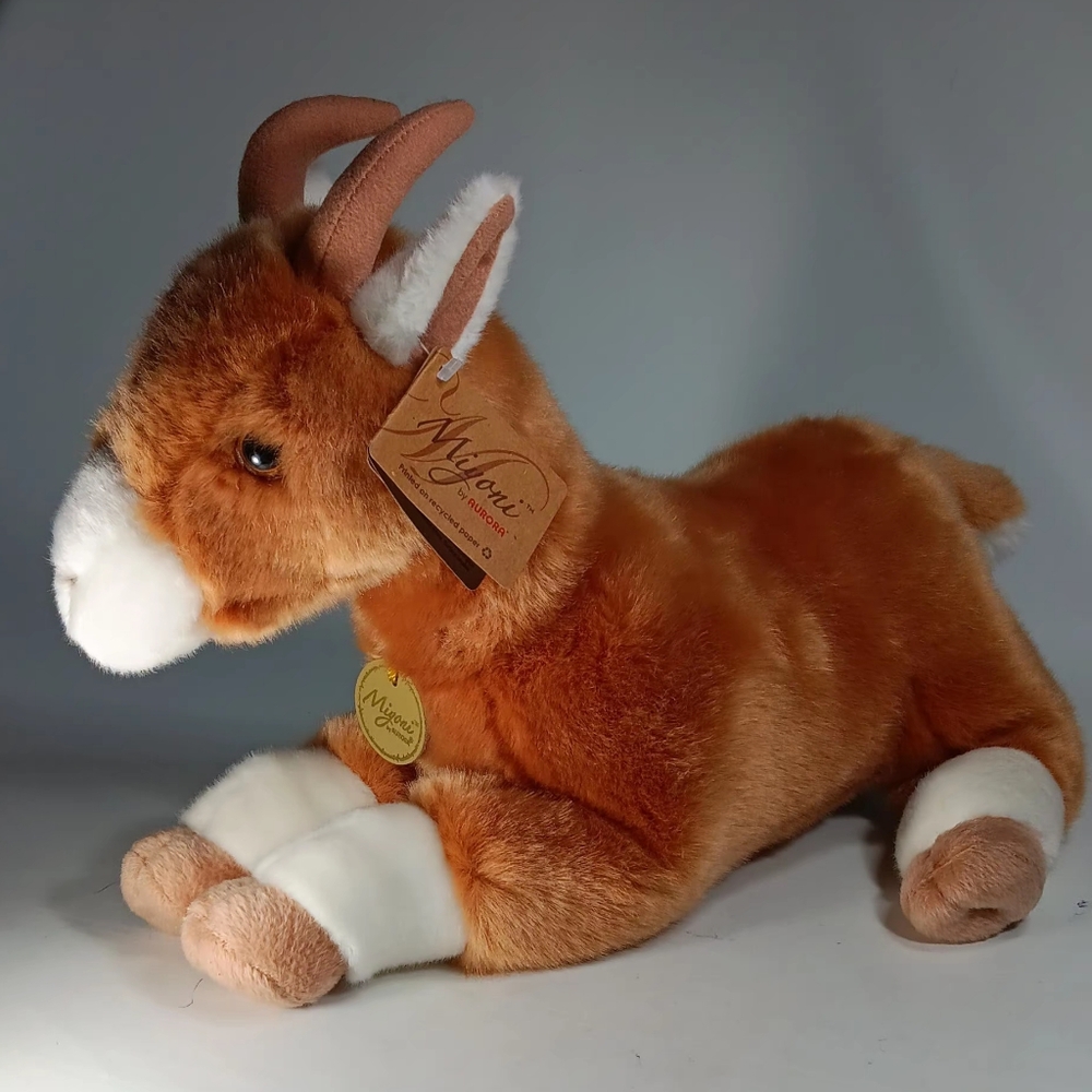 Baby Goat Plush Aurora Miyoni Brown